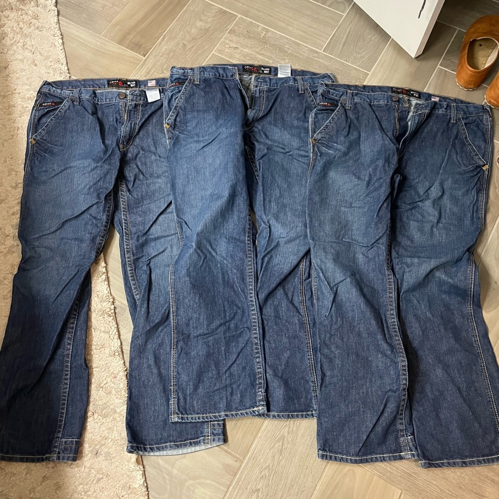Men’s ariat FR M4 relaxed boot jeans